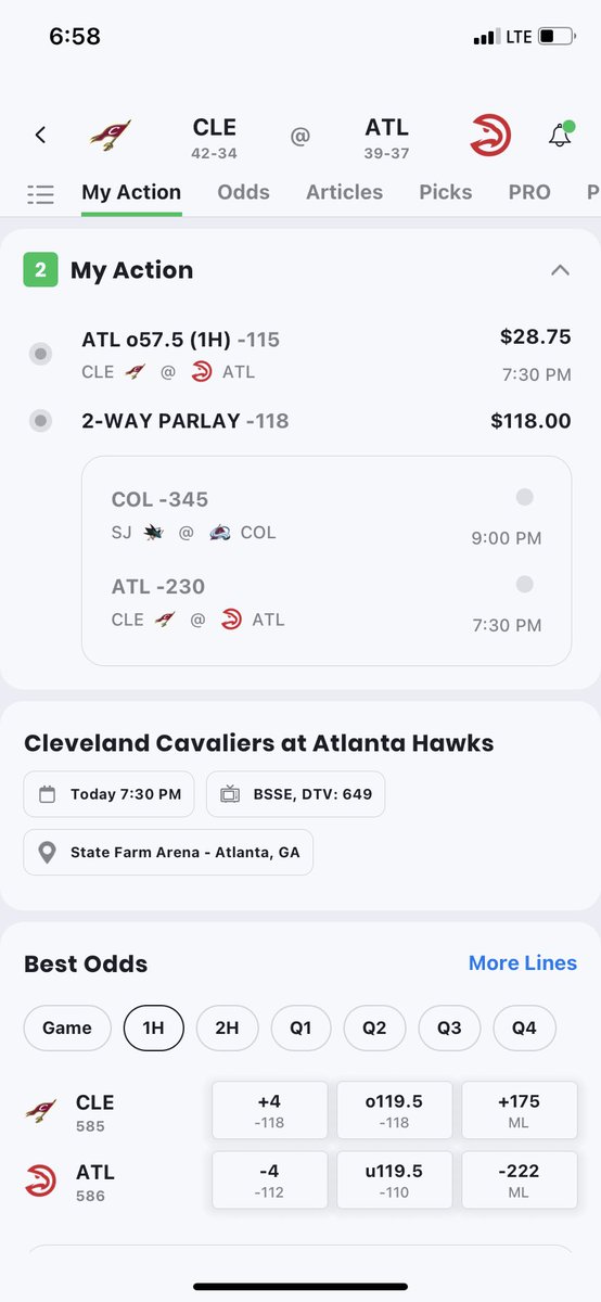 JohnnyBravo1224's tweet image. Treading lightly today after 3 straight winning days. Might add more later, let’s cash these tonight 🔥💰