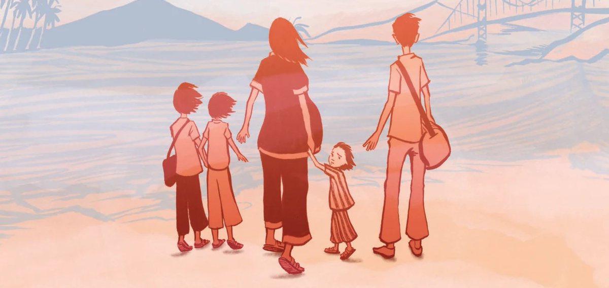 MiamiBookFair's tweet photo. About the book: #ThiBui mediates memory across generations in this renowned graphic novel tracing her family’s daring escape after the fall of South Vietnam in the 1970s and their effort to build new lives for themselves in America.

@NEAarts #penningtonpubliclibrary #BigRead https://t.co/yGc5EH07ub