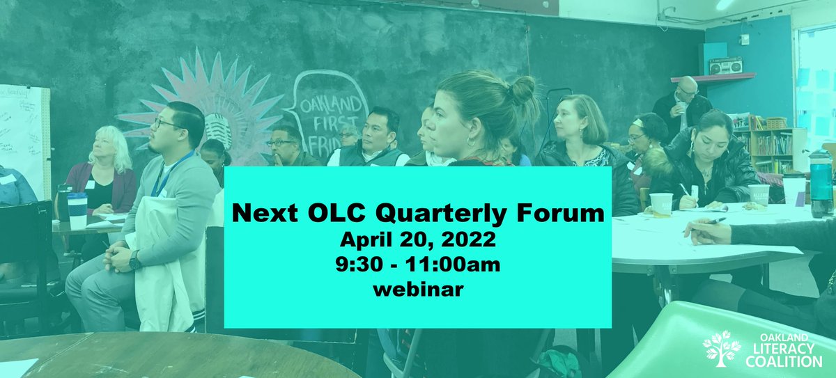 OaklandReads's tweet photo. Curious about how literacy curriculum and instruction is happening in #OUSDschools? Join us April 20th for a virtual webinar as we hear more about the successes, challenges, and learnings from literacy implementation at OUSD schools. Register here => https://t.co/8u0MiEaN0W https://t.co/Q2ZJDRgOl5
