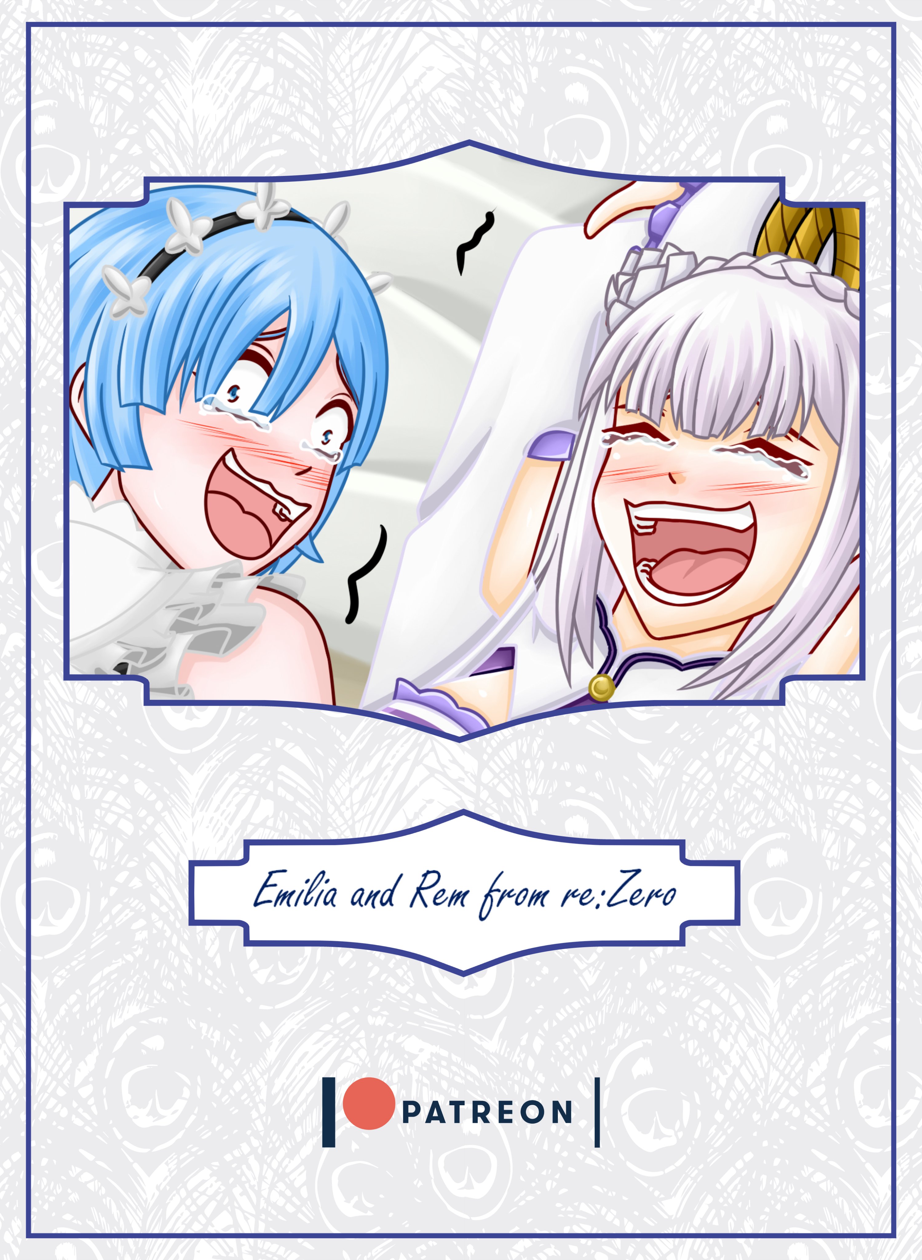 X Master417 Rem and emilia having fun at the after party If