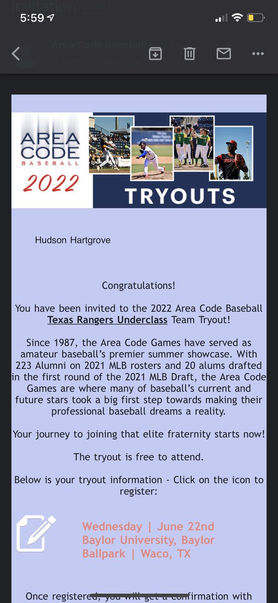Blessed to receive an invite from @ACBaseballGames <a href="/_stayfocused/">Gavin Wright</a> <a href="/CRidgeBaseball/">Cedar Ridge Baseball</a>