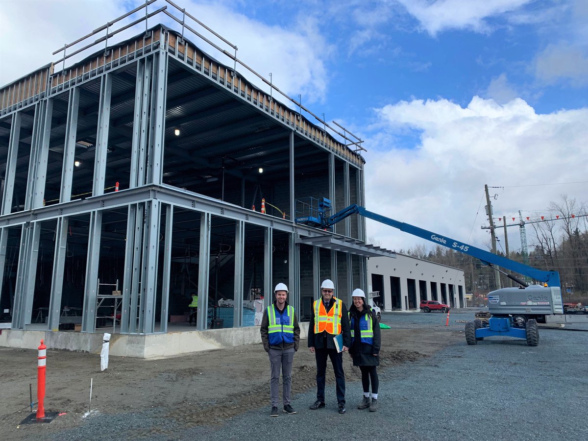 Great to spend time with Mayor Horn, Mack &amp; Sydney at Ocean Trailer's new location under construction here in #MissionBC. Excited to learn they're opening this September and even more excited for the local job opportunities. This is a company to watch! <a href="/Ocean_Trailer/">Ocean Trailer</a> @Mission_BC