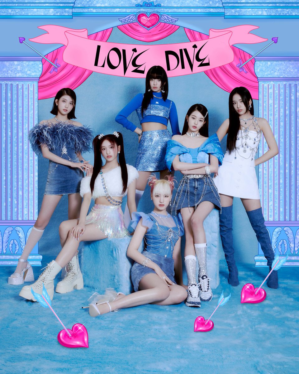 ofPARADIVE's tweet photo. filled with beauty and shimmering blue. Our first concept photo, Dear Cupid, has been released. sparkling blue light with six girls inside. please stay tuned for the continuation of our concept photos because we have different concepts. https://t.co/6edhbszZ97