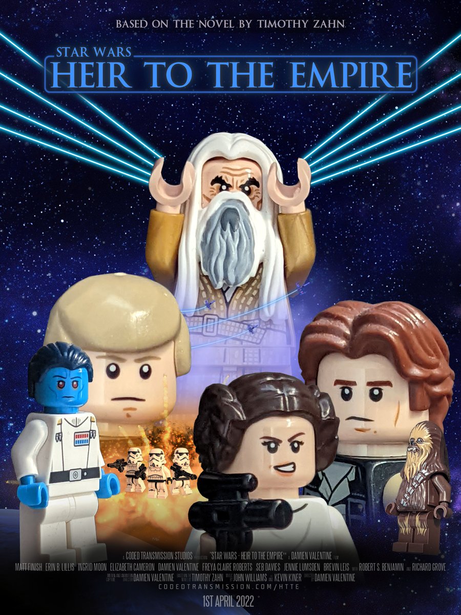 DarthAngelus's tweet photo. It's time to reveal the new way Heir to the Empire will be animated from Chapter 19 onwards!
https://t.co/LFWtPCw4tF
#starwars #swlegends #lego #skywalkersaga #posters #lukeskywalker #hansolo #princessleia #thrawn #fanfilm #AprilFools https://t.co/yRymv4tuz2