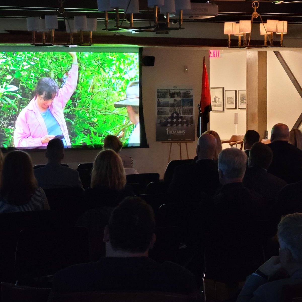 Elias14Jonathan's tweet photo. Screening of Operation Recover "To What Remains"   Documentary of the search for the 80 thousand M.I.A's from WW2. Honored to moderate the panel of amazing volunteers. @7NewsDC @ProjRecover https://t.co/KwRaQS5Bch