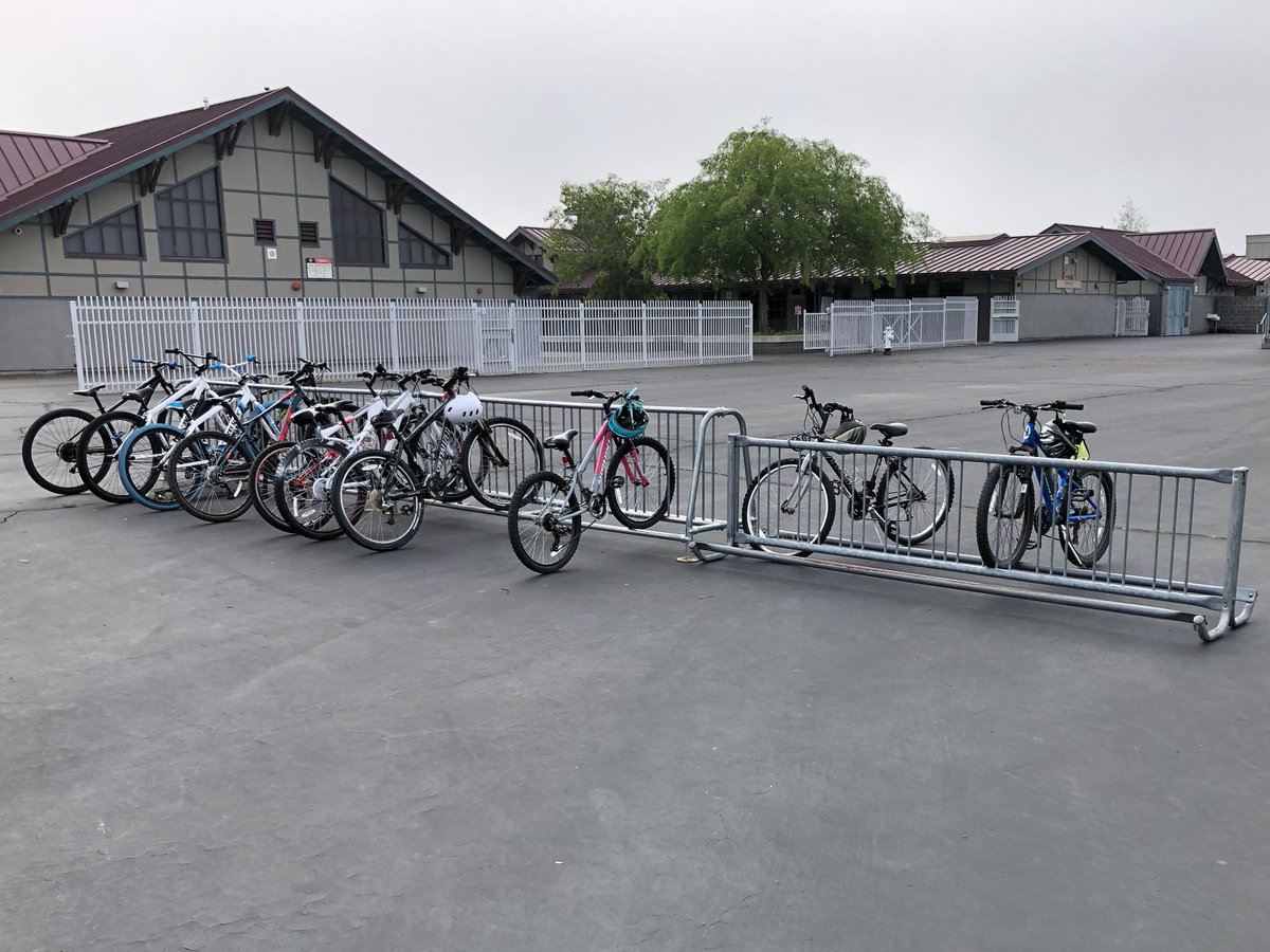 We love how many students ride their bikes to school each day! Recently, RCSD Maintenance came out and gave Chilton 3 more bike racks. Thank you RCSD Maintenance! #WeRChilton #rcsdchampions