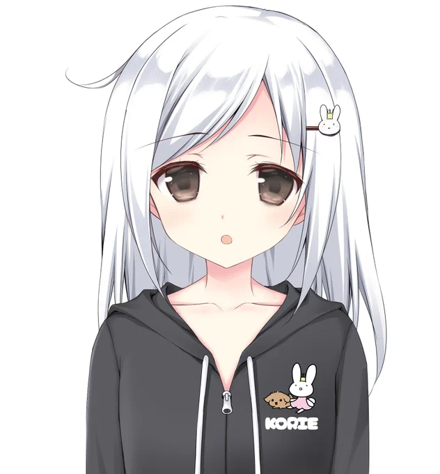 銀髪がモテると聞いてイメチェンしたこりえちゃん 