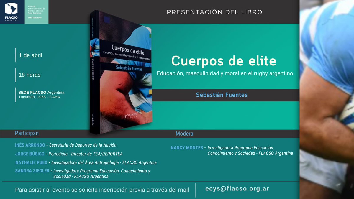 Mañana a las 18 hs en <a href="/FLACSOARGENTINA/">FLACSO Argentina</a> estaremos presentando Cuerpos de Elite junto a geniales colegas!