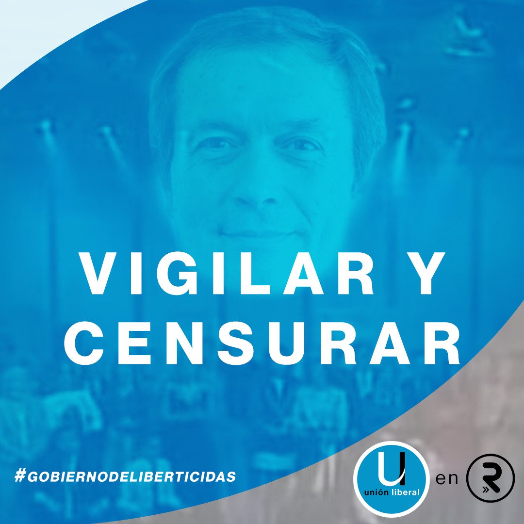 UnionLiberal_RU's tweet photo. EL SECRETARIO BARÚ BUDÚ BUDÍA
El Secretario de Asuntos Estratégicos, Gustavo Béliz, anunció que el Gobierno trabaja en un proyecto para regular las redes sociales.
Quieren callarnos. Este proyecto fascista busca pasar por encima nuestras libertades, y no lo vamos a permitir. https://t.co/TJVvCN7q3F