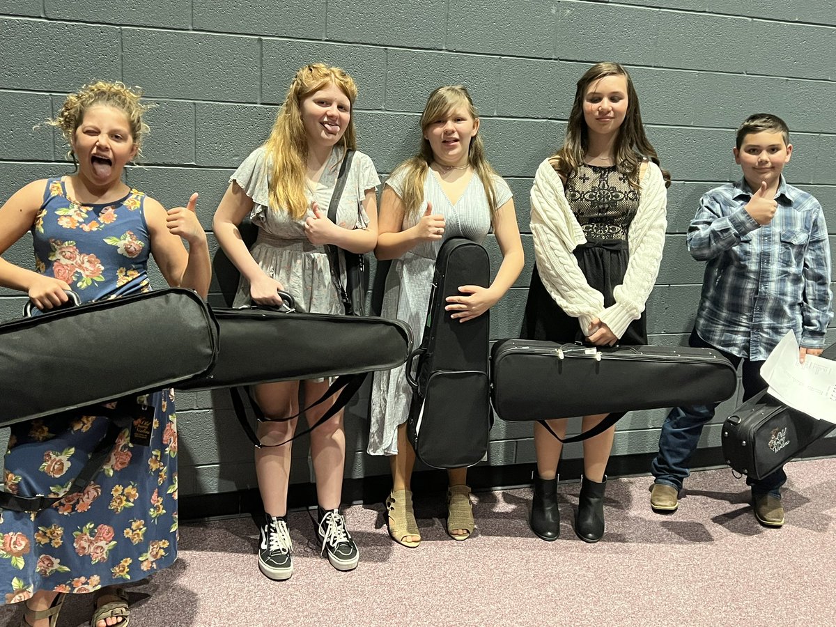 2022 BC Elementary Strings Concert. Great job Makenlei, Gracelynn, Kristina, Kyra, & Caleb #Bulldogpride #whereopportunitycreatessuccess