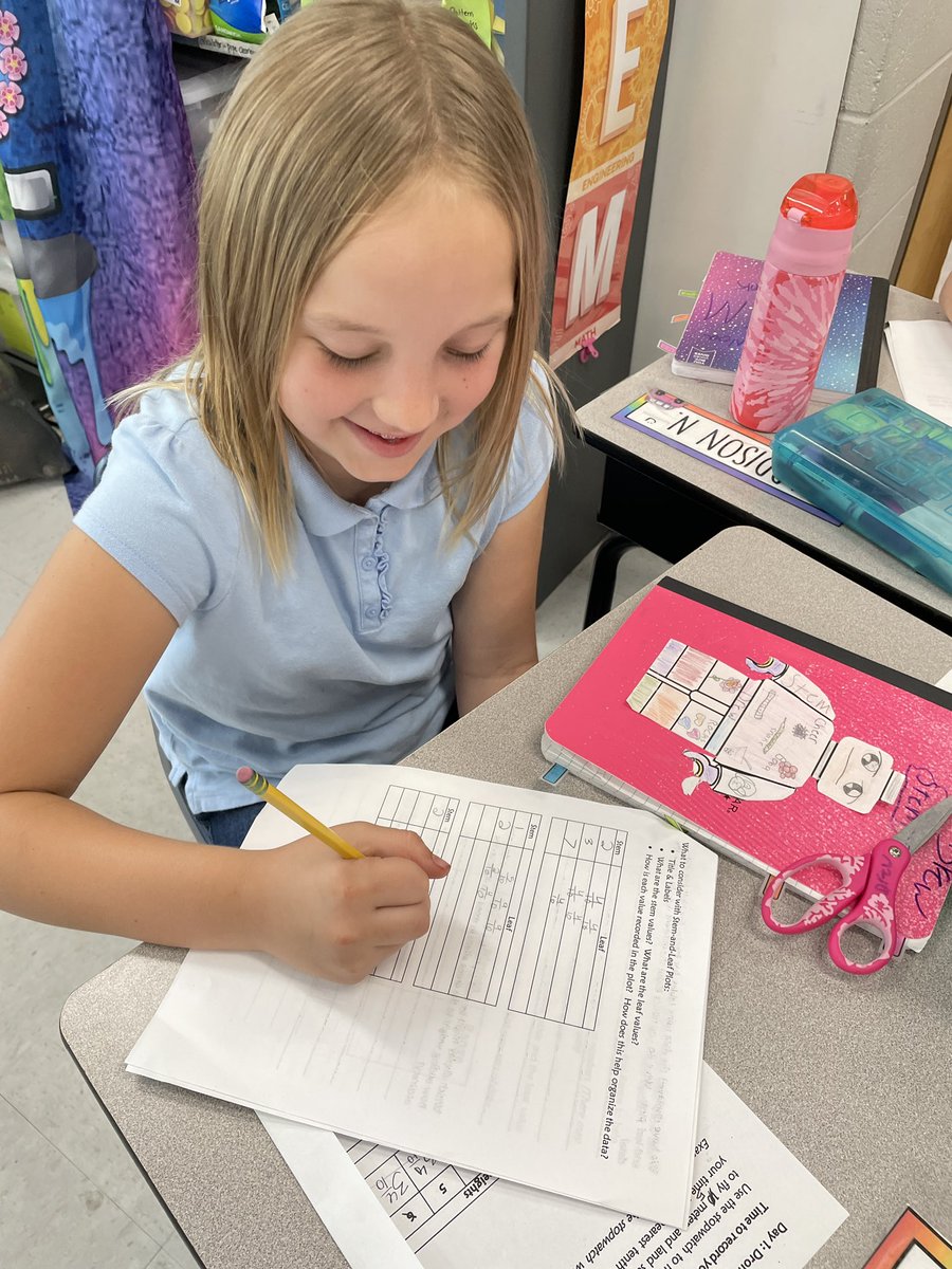 BaldwinClass4's tweet image. Today we took our drone data and plotted and analyzed it. We also found the median, mode, and range . Our class favorite parts from today were making stem and leaf plots and finding the mode. @DoDstem @TampaBaySTEM  @WeAreHAEST @HCTM_Math @HCPSElemScience @LutzSchool