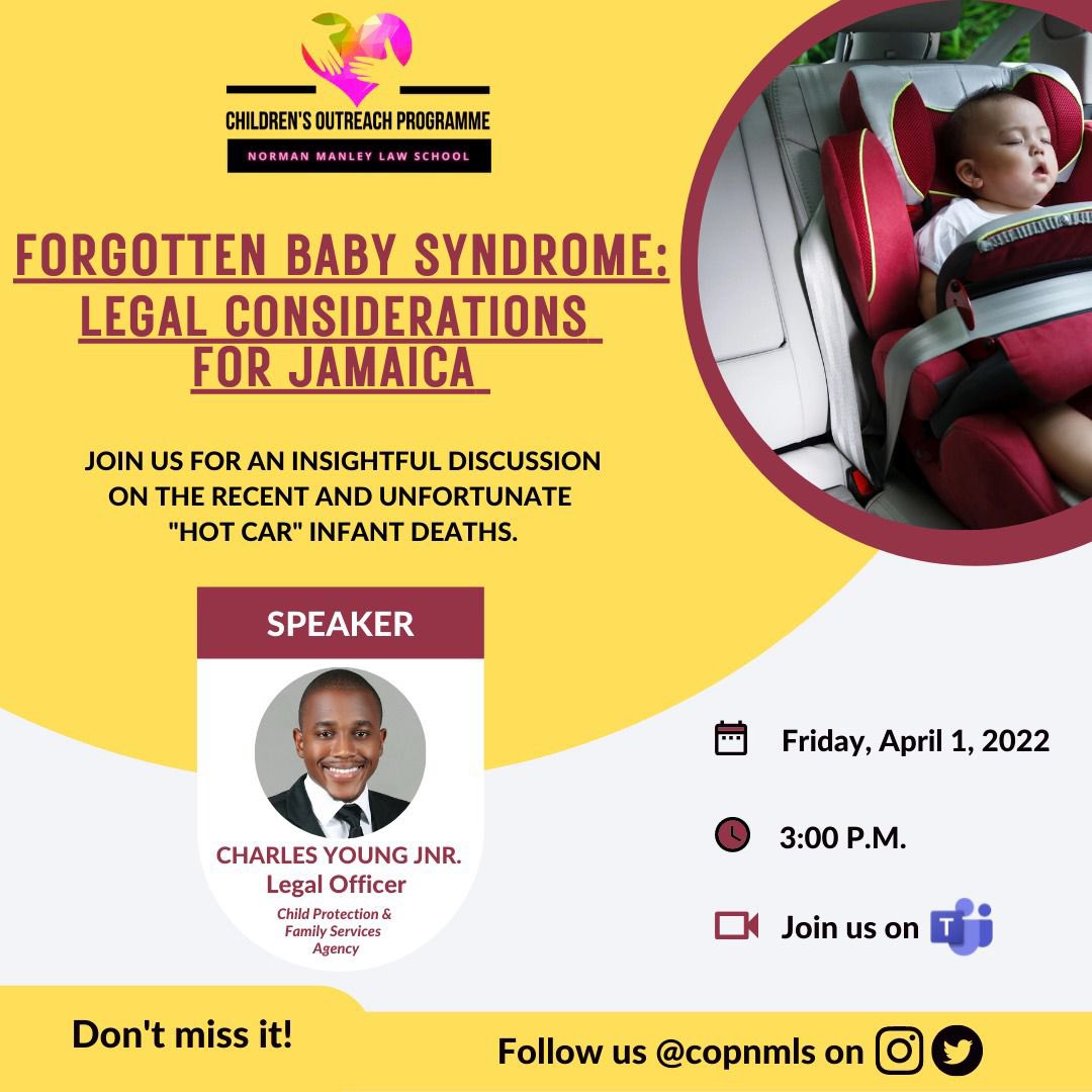 copnmls's tweet photo. Our 1st ever Session is TOMORROW❗️
Tune in to listen to our past President/Chairman tackle the topic of Forgotten Baby Syndrome.
We can’t wait to see you all there❗️✨
#ChildrensOutreachProgramme https://t.co/YI7FC5ME6D