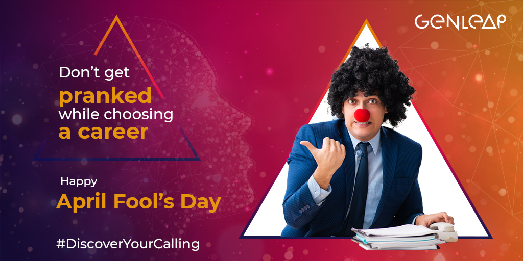 GenLeapOrg's tweet photo. Don’t be fooled by misleading #career advice from your peers. It’s time to make the most of your inherent skills with #GENLEAP. Watch this space for more updates.
#DiscoverYourCalling #Trivantage #FigureOutYourFuture #Education #Upskill #Learning #PersonalGrowth #AprilFoolsDay https://t.co/bjMFhfXQSp