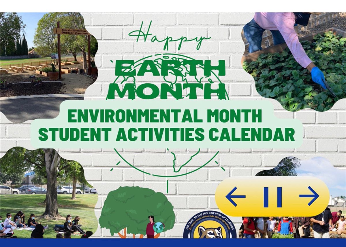GeorgiaFMorris1's tweet photo. Each year, in the weeks leading up to Earth Day, we encourage action &amp; participation in initiatives that focus on the urgent need for environmental justice, sustainability, &amp; climate solution. Help us celebrate &amp; learn through lots of environmental fun during the month of April! https://t.co/2zkjfWPWPa