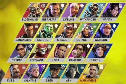 chrisscolon's tweet photo. If tacticals had no cool down who would he the most OP legend #ApexLedgends https://t.co/dQ3D7ZHJ2e