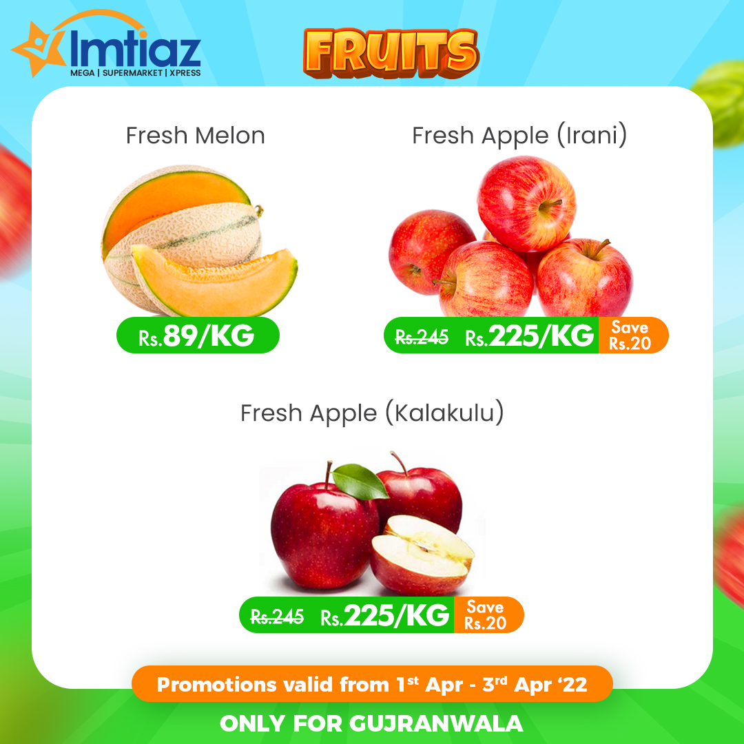 imtiazstores's tweet photo. Another exciting weekend is here with promotions that you donβt want to miss! So visit Imtiaz Store to pick quality fruits & vegetables at discounted rates now! π₯π
#ImtiazStores #WeekendPromotion #WowWeekend https://t.co/xtKmWUIbEP