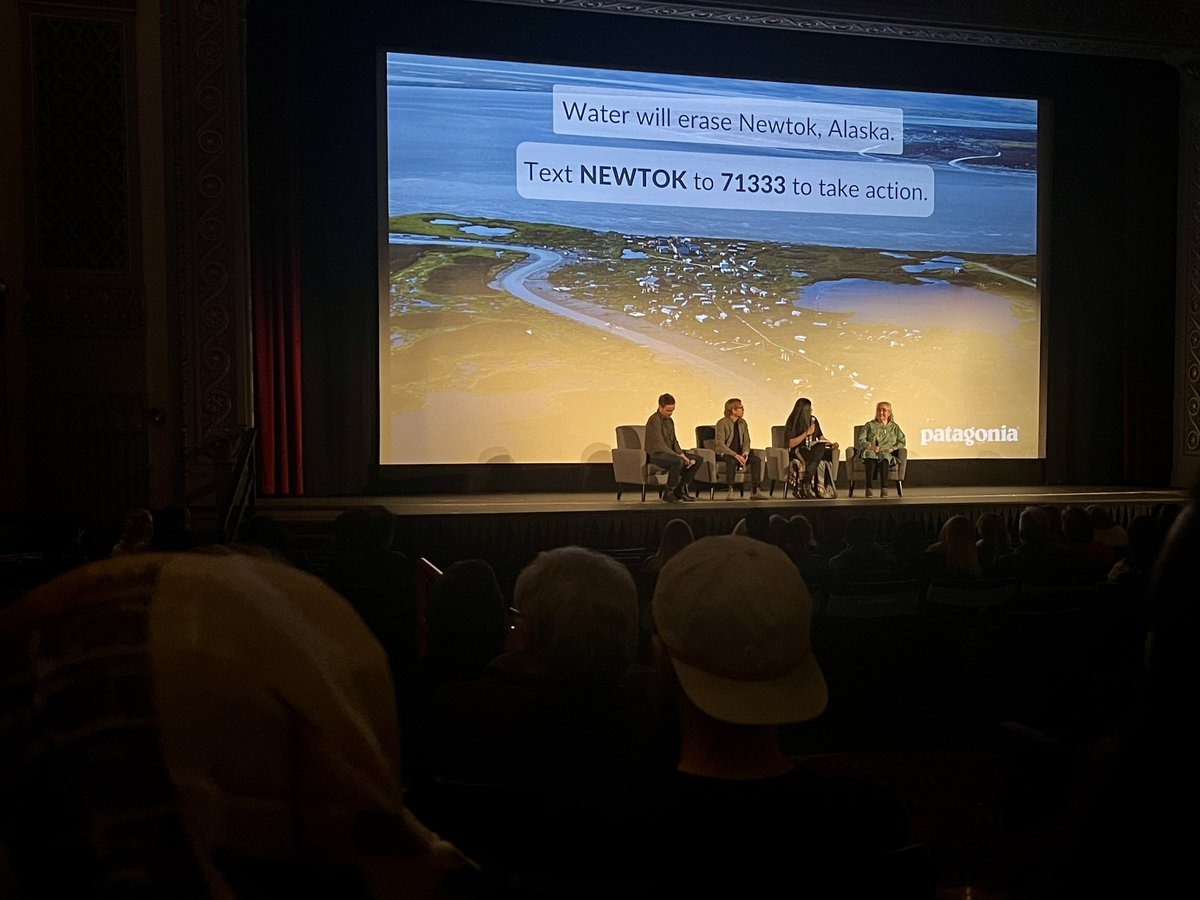 mattmillsphoto's tweet photo. Caught @AndrewBurton &amp; @mikirby’s brilliant documentary ‘Newtok’ tonight in Seattle—y’all must see this film about climate change and how it’s affecting some of America’s first climate refugees in Alaska. https://t.co/CO5GmD0rv1 https://t.co/Z1mSIdI9k0