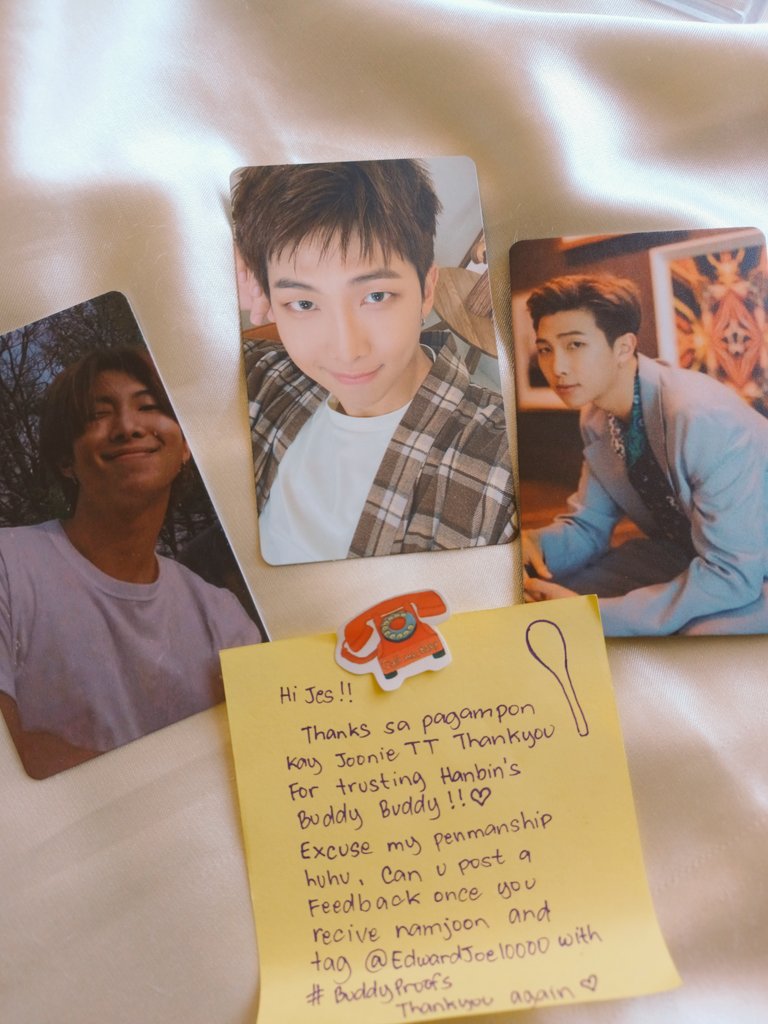 beomkookart's tweet photo. β κ° #beomkoomail κ± π
t. @EdwardJoe10000
Hello po, namjoon came home safely! Thank you for the constant reassurance and updates, for the cute freebies as well. 'Til next transaction β‘ #BuddyProofs https://t.co/temJEriQ2h