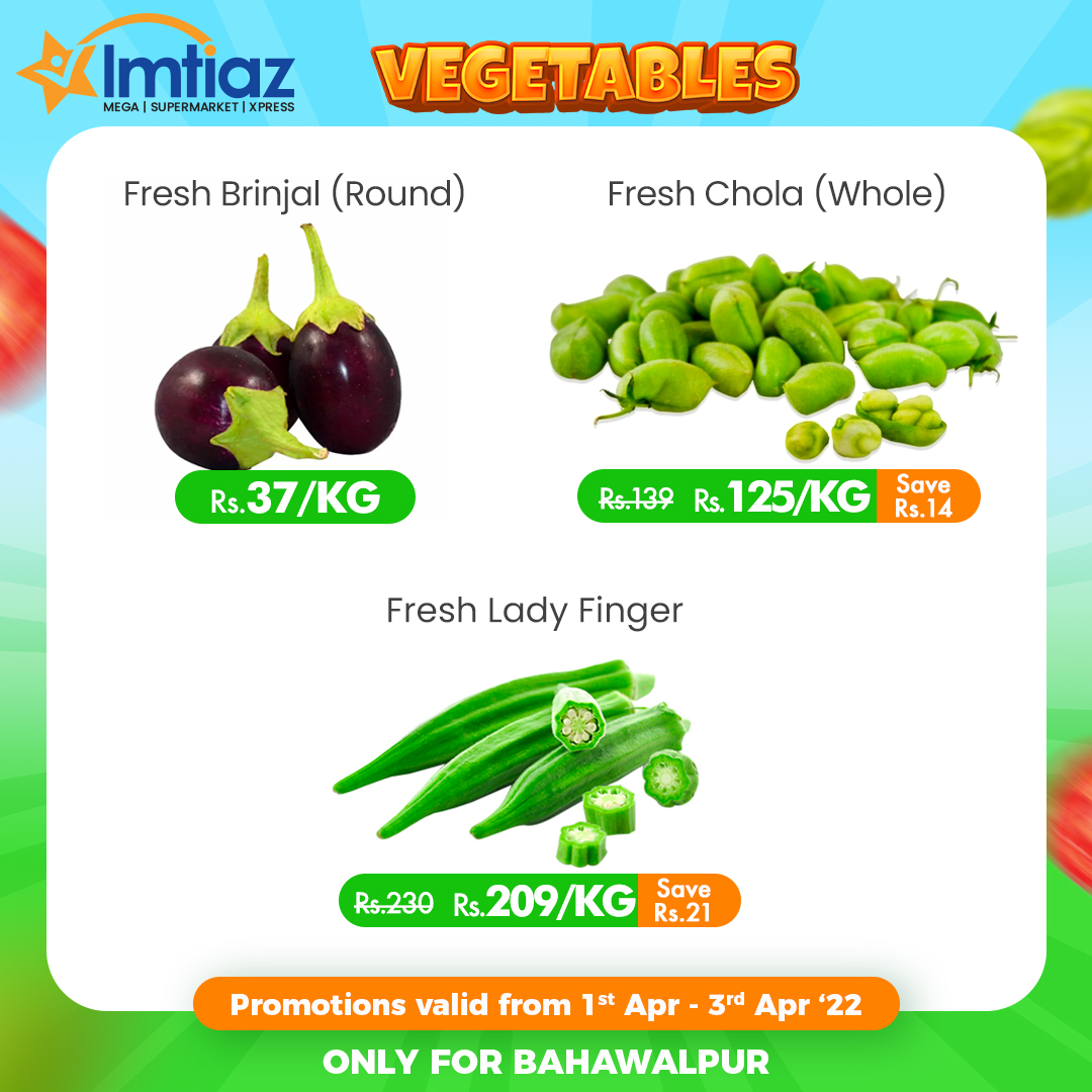 imtiazstores's tweet photo. Another exciting weekend is here with promotions that you donβt want to miss! So visit Imtiaz Store to pick quality fruits & vegetables at discounted rates now! π₯π
#ImtiazStores #WeekendPromotion #WowWeekend https://t.co/D1SoWlTl16