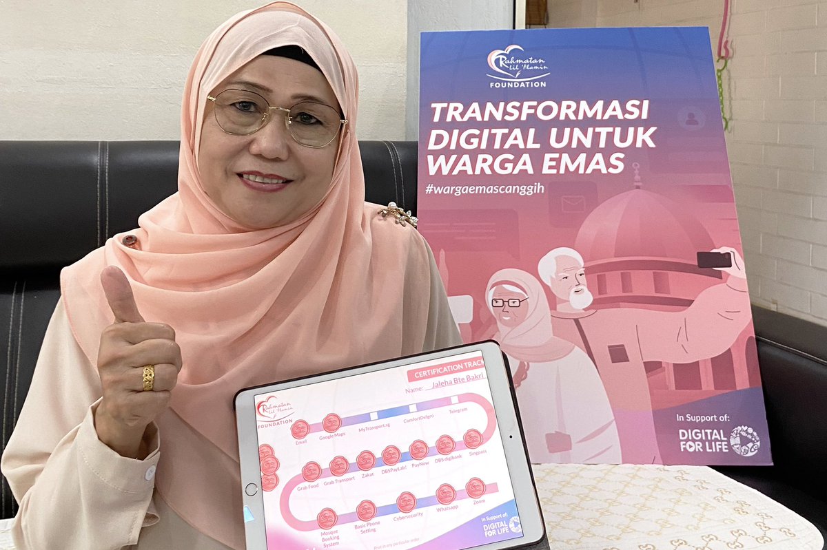 Mdm Jaleha is one of the seniors who had attended our programme during Phase 1 &amp; 2 and had successfully covered 14 out of the 17 applications! 🤩👍🏼

Read more: 
instagram.com/p/Cbw60goBLm7/…