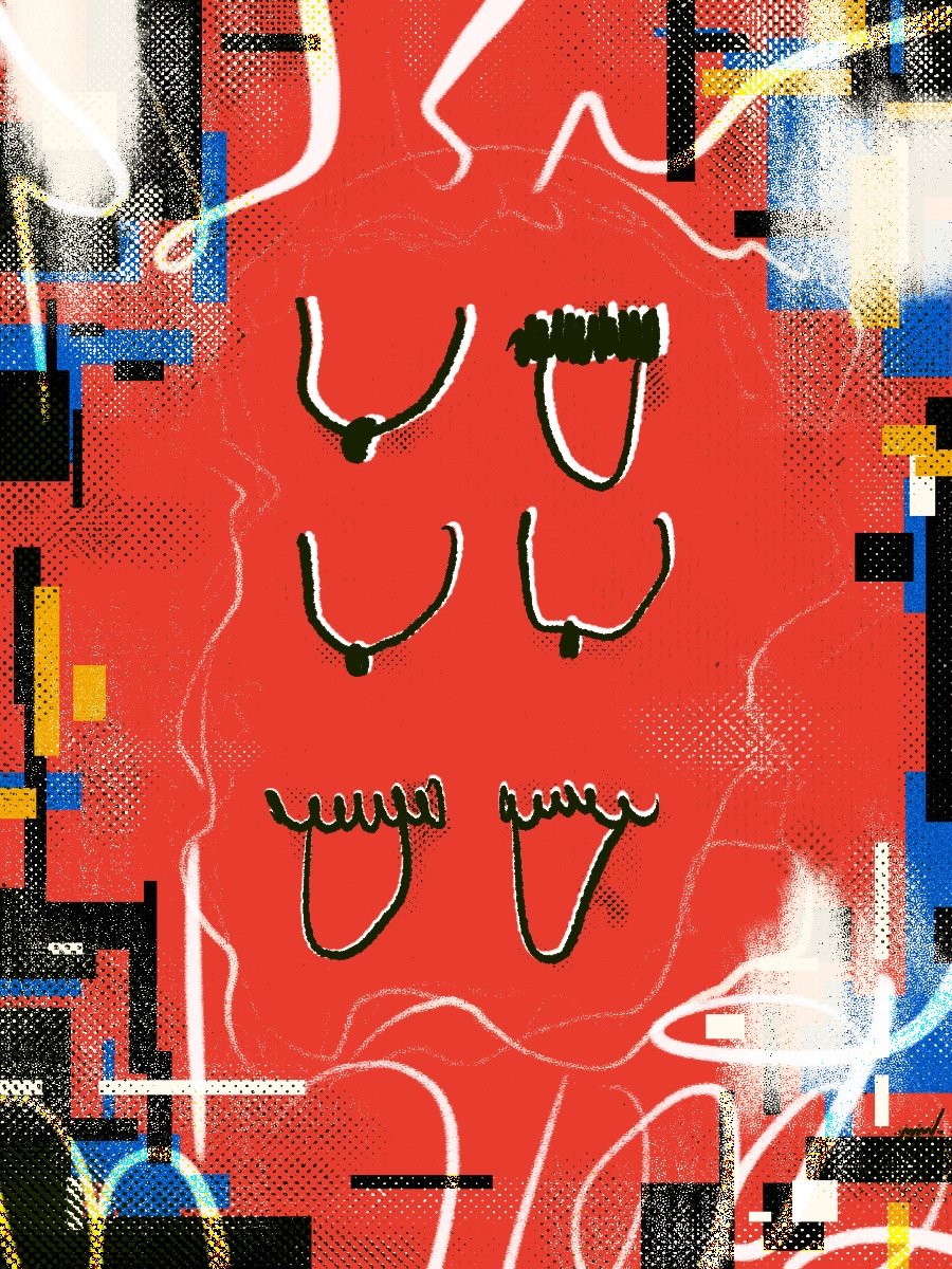 ZAMZIBJED's tweet photo. My country does not support equal marriage. What a shame.
.
***F YOU ALL
.
#politicalart
#สมรสเท่าเทียม
#equalmarriage
#illustrationdaily #artoftheday  #dailyart #illustrationartists #digitalart #independentartist #abstractartist https://t.co/FH1Wm5BH1i
