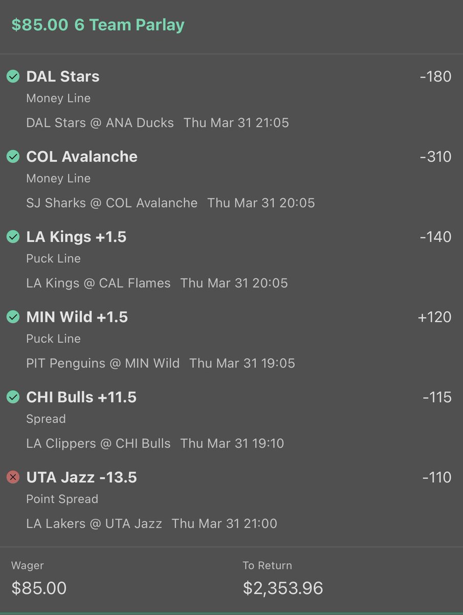 Mcleaner_'s tweet photo. @EricHow50033331 @OpenBet @SharksNSports @punt_school https://t.co/yPJdi8AQil