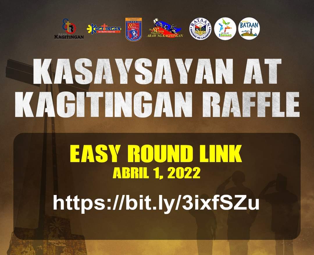 BeholdBataan's tweet photo. Tuklasin na ang kasaysayan at kagitingan ng Bataan at magkaroon ng TIYANSANG MANALO NG 1,000! Sali na sa Kasaysayan at Kagitingan Raffle Easy Round! Pindutin lamang ang link: 

Easy Round:
https://t.co/YllGIHSbJN https://t.co/IfSaaVpmdK