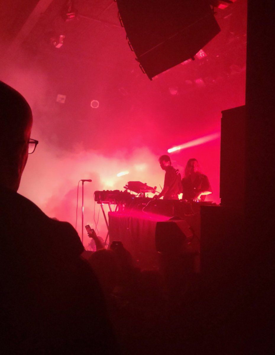 What do you do when <a href="/thelittleidiot/">moby XⓋX</a> photobombs your shots of <a href="/BoyHarsher/">Boy Harsher</a> all night? Nothing.