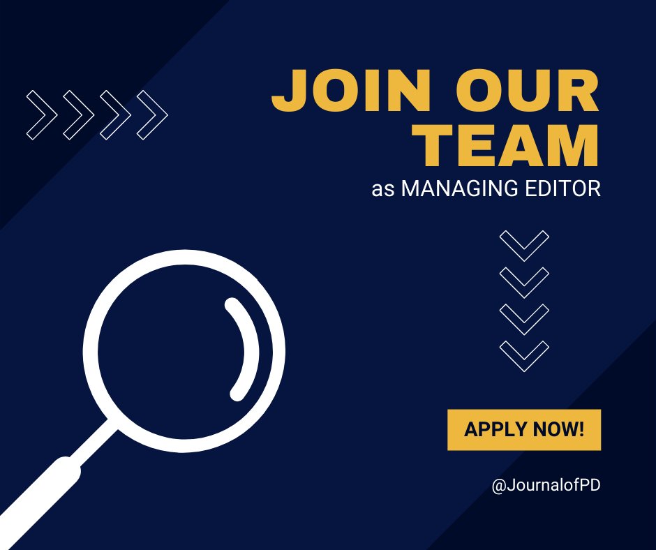 We are looking for a new Managing Editor🔎
✅ Who? A Ph.D. student or a recent Ph.D. 
ℹ️ What? The work will mainly include managing the journal's publication process in coordination with the Editor-in-chief and the editorial assistant
Cover Letter &amp; CV⬇️ forms.gle/U8FGAxFzhseW2c…