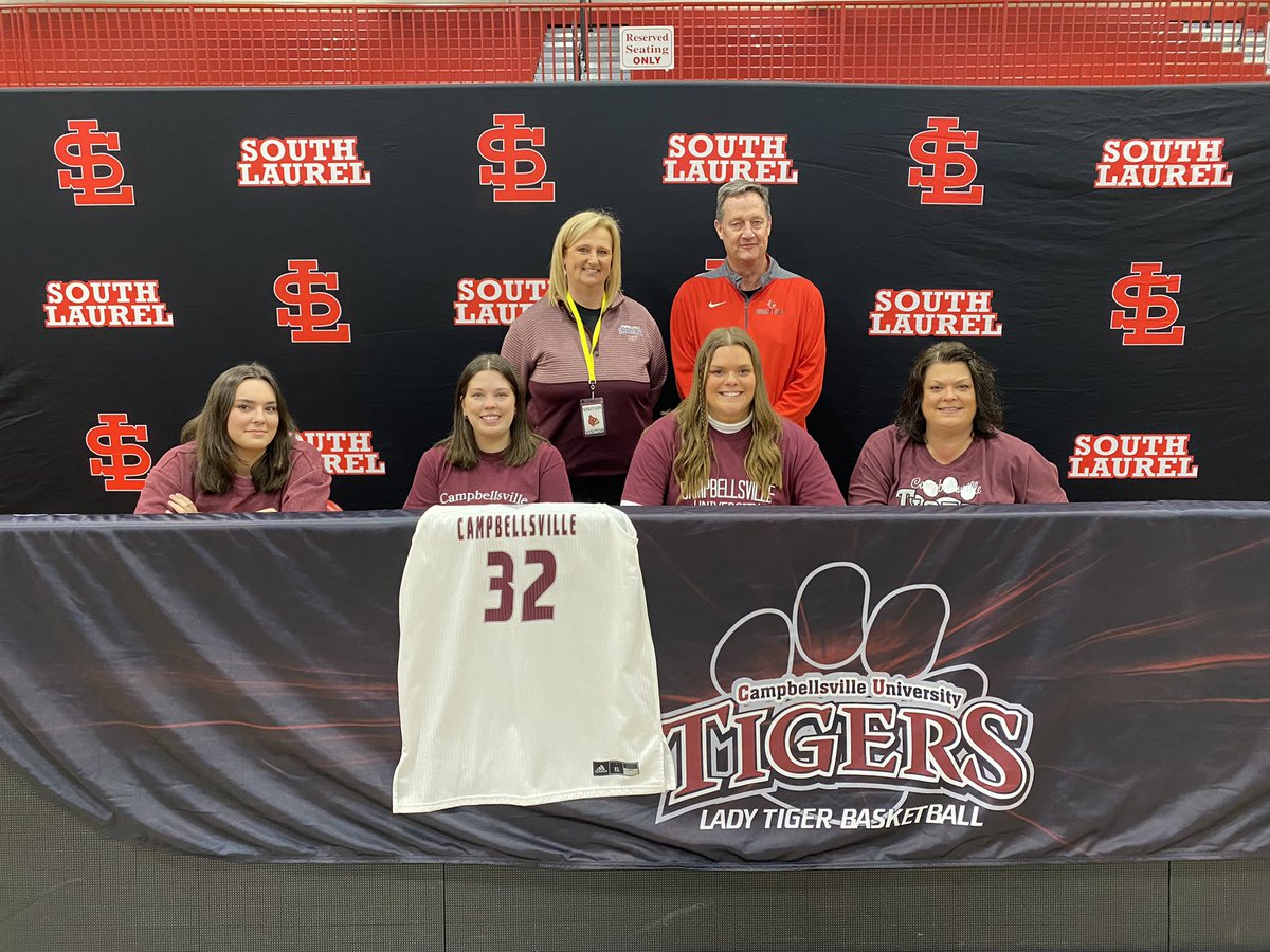 LTB_CU's tweet photo. 2️⃣ Signings in 1️⃣ Day‼️ What a great day to be a Tiger 🐅 Welcome to the Lady Tiger Basketball family @rachelpresley12 from South Laurel High School and @caylan_mills from Knox Central High School ❤️🏀 https://t.co/8McCrxFqnN