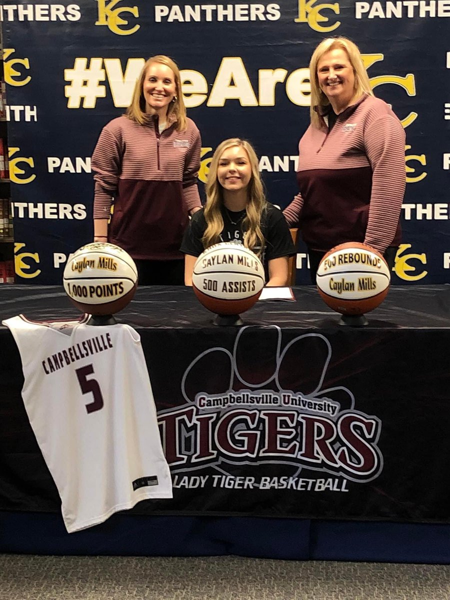 2️⃣ Signings in 1️⃣ Day‼️ What a great day to be a Tiger 🐅 Welcome to the Lady Tiger Basketball family <a href="/rachelpresley12/">Rachel Presley</a> from South Laurel High School and <a href="/caylan_mills/">caylan mills</a> from Knox Central High School ❤️🏀