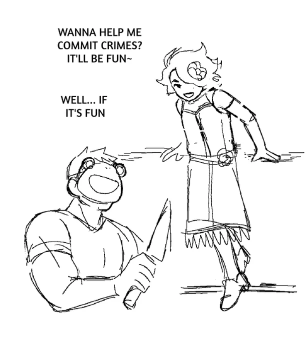 an abandoned comic. 