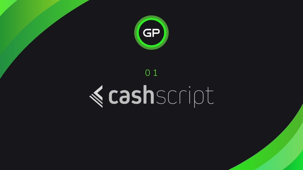 GeneralProtocol's tweet image. Here is the link to our article on #CashScript, as we focus on the expansive #bitcoincash ecosystem. Further links and reading material within the article: read.cash/@GeneralProtoc…