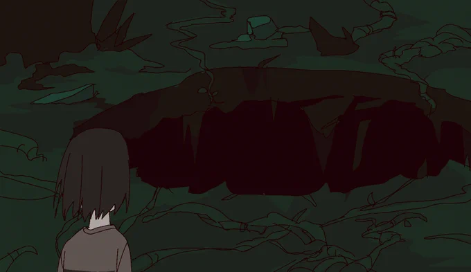 #undertaleアンダーテールのアニメもう少しで第一話 完成しそう 