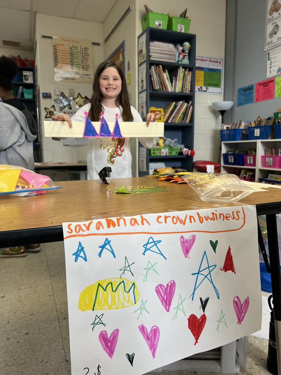 Wrapping up our Economics Unit with our class becoming producers and consumers today! #ashlandsoar