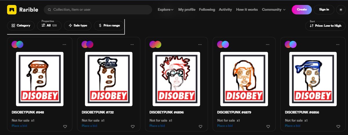 opeiratis's tweet photo. #DISOBEYPUNKS #NFTs by @CiCKartworks🌈
☑️now featuring on https://t.co/OkejmZwO4A
👌https://t.co/hGFEimAdgu👀
🙏thank you @rarible https://t.co/0eCn4UxL0p
