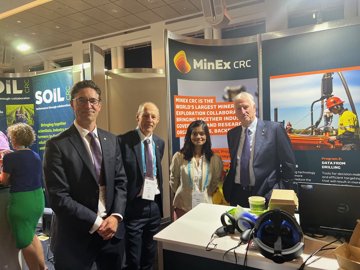 anuearthscience's tweet photo. #RSESrockstar Naina @CrcMinex PhD Candidate in RSES's Argon Group was chosen as the student representative at #CollaborateInnovete2022 Day #1 @Aust_Parliament with MinEx CRC CEO Andrew Bailey, CSO David Giles &amp; Chris Pigram @AuScope @anzic_iodp https://t.co/sQ83gdA3Jy