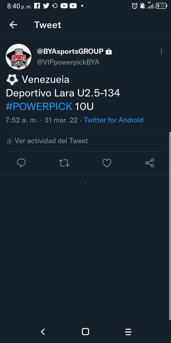 BYAsportsBET's tweet photo. 10U✅✅

5U✅✅

Again 💰💰💰💰💰💰

⚽ Venezueia
Deportivo Lara U2.5-134✅✅
#POWERPICK 10U

⚽ Dinamarca Division 1
Hobro +1-143✅✅
#POD 5U

⚽ Dinamarca Division 1
Esberg U0.5-123 1H🛑
2U 

@PicksCity https://t.co/a5eSHt4XLN