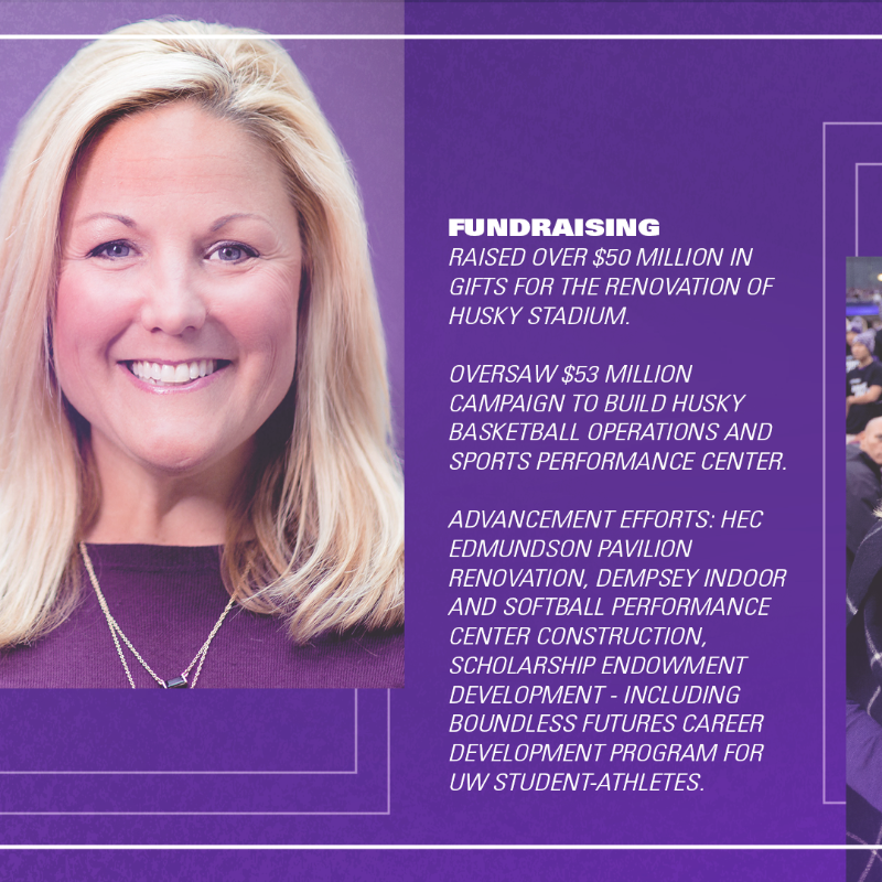 UWAthletics's tweet photo. Only 15% of Athletic Directors at DI institutions are women, with that number being even lower (~8%) at Power 5 schools.

We want to take a moment as we close out #WomensHistoryMonth to recognize Director of Athletics Jen Cohen for helping break the glass ceiling.

#GoHuskies