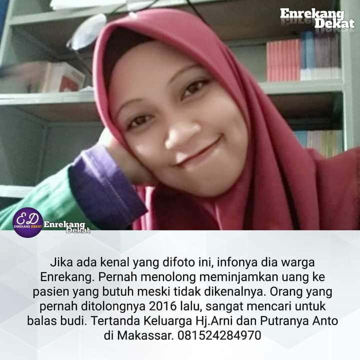 Dipost di Fesbuk, 
mungkin warga TL bisa bantu 🙏😘❤️

Nope bukan Twitter do yor magic, tp smua tergerak, bergerak membantu lalu tercapai atas ijin Allah 😘