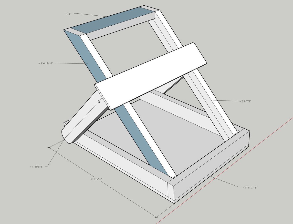 AnthokG's tweet photo. Dimensions for the #racing #rig for #vr games from my YouTube video! :) https://t.co/CTwZ7wRTX2