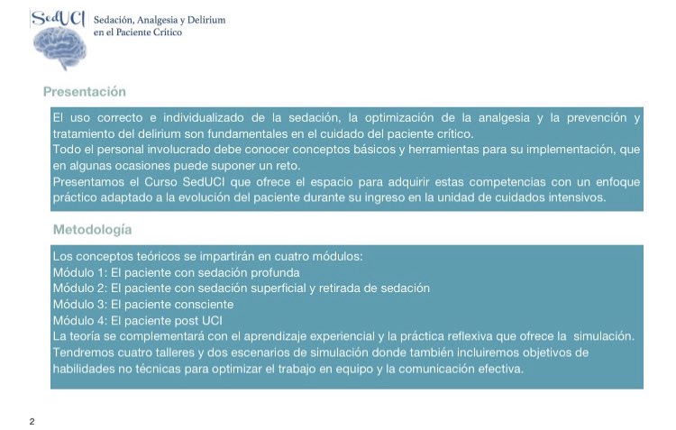 SofiaConMe's tweet photo. 🔊Curso de sedación, analgesia y delirium en el paciente critico, conceptos claves con enfoque práctico basado en simulación         ‼️ 19-20 de mayo 2022‼️#SedUCI @UCI_vhebron @UCIArnau Aula de la Vall d´Hebron https://t.co/oyUsCyM0UL https://t.co/lElaHjwfuL