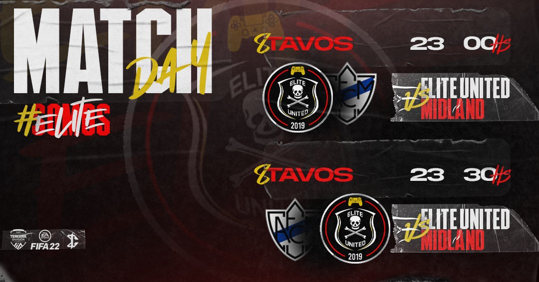 #MatchDay | <a href="/IESAFIFAar/">IESA Argentina</a> 🎮

Arranca el reducido en busca del tan ansiado ascenso a segunda división.

Veni alentarnos 23:00hs 📺⬇️
twitch.tv/tron_elpato99

¡ Vamos los pibes ! 🔴⚫

#SomosELITE 🇦🇴☠️