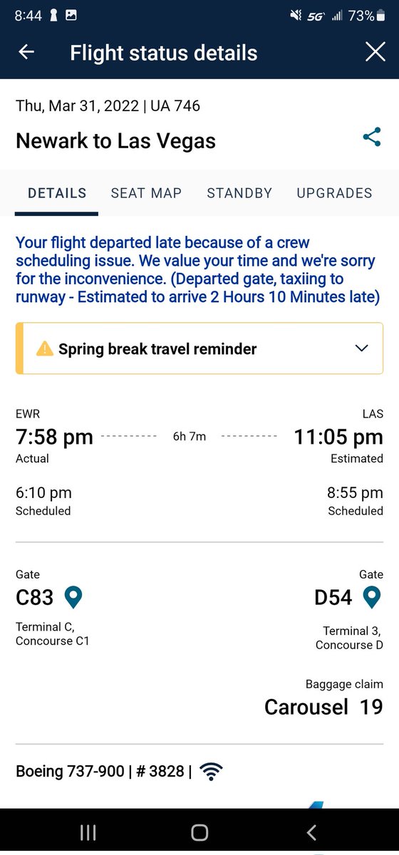 Louisplaysbass's tweet photo. @united Crew scheduling issue... Now we're stuck on the tarmac. It's been almost 3hrs... https://t.co/VpJONaj6WM
