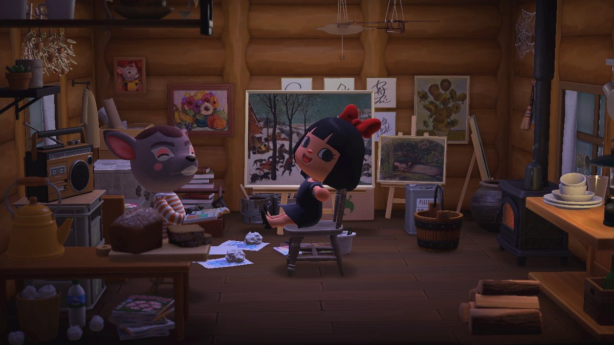 samflwrcrossing's tweet photo. I turned Deirdre's house into Ursula's cabin from Kiki's Delivery Service 🥺❤️ #ACNHDesign #ACNH #ghibli https://t.co/AyNnUX58G6