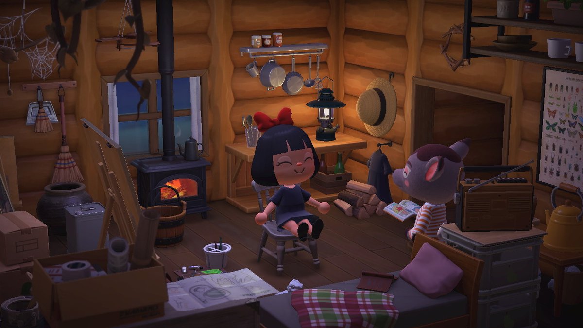 samflwrcrossing's tweet photo. I turned Deirdre's house into Ursula's cabin from Kiki's Delivery Service 🥺❤️ #ACNHDesign #ACNH #ghibli https://t.co/AyNnUX58G6