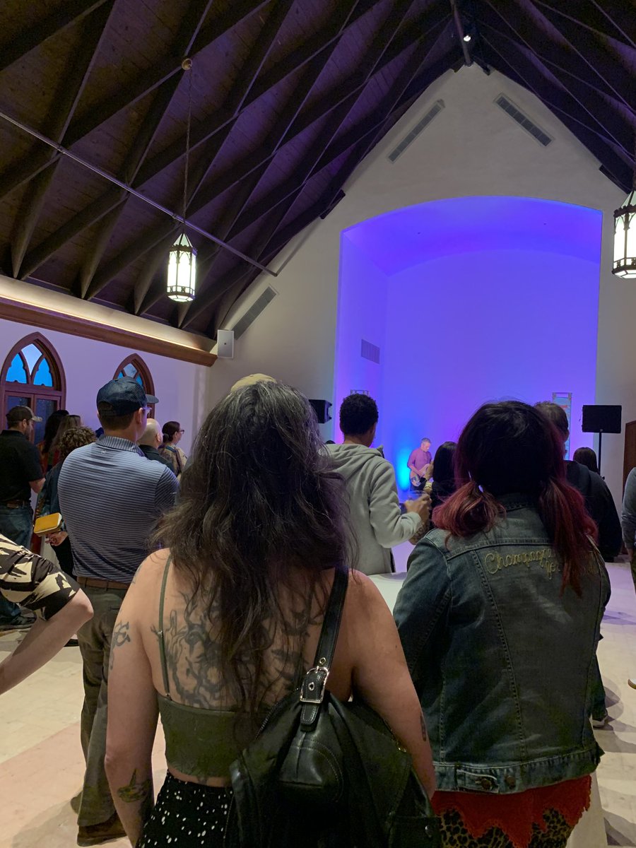 CAWeatherby's tweet photo. It’s the chapel of music tonite #KUTX. So sweet to mingle again and stroll the new #CommodorePerry. https://t.co/m5mVLc053O