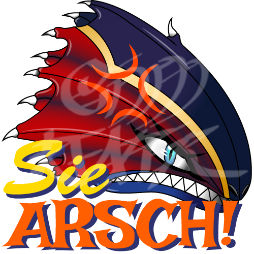 RWolflight's tweet photo. So now I'm finally uploading it here XD
That was another emoji I made for our loved one mister @Dextro_23.
A very aggressive Thorny Dragon XD With one of the sentences we use most often "Sie Arsch" politeness is just important ;P
#dextro23 #thornydragon #ark #emoji #VEKTOR https://t.co/veK7oqBPCq