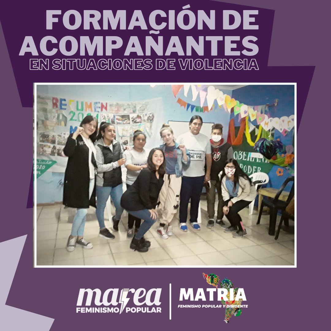 matria_sde's tweet photo. Formación de acompañamiento junto a Marea 💜

En estos últimos días estuvimos reuniéndonos con las compañeras de Marea, con quienes vamos a articular una asesoría en situaciones de violencia por motivos de género, para seguir formándonos en la materia de acompañamiento.💚☀️ https://t.co/AcXwd0P4nc