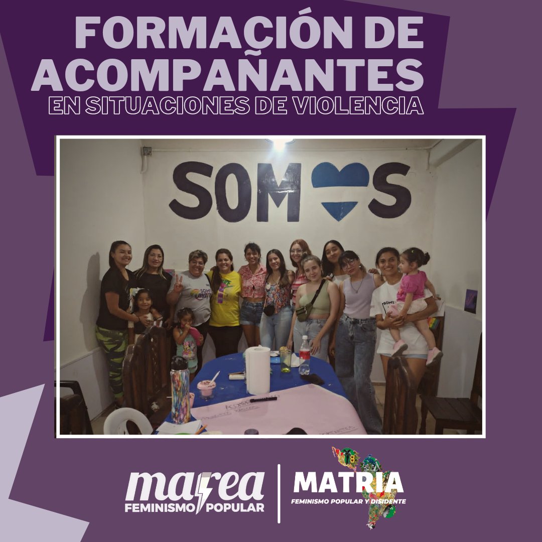 matria_sde's tweet photo. Formación de acompañamiento junto a Marea 💜

En estos últimos días estuvimos reuniéndonos con las compañeras de Marea, con quienes vamos a articular una asesoría en situaciones de violencia por motivos de género, para seguir formándonos en la materia de acompañamiento.💚☀️ https://t.co/AcXwd0P4nc